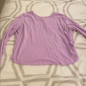 Lavender Fabletics long sleeve!